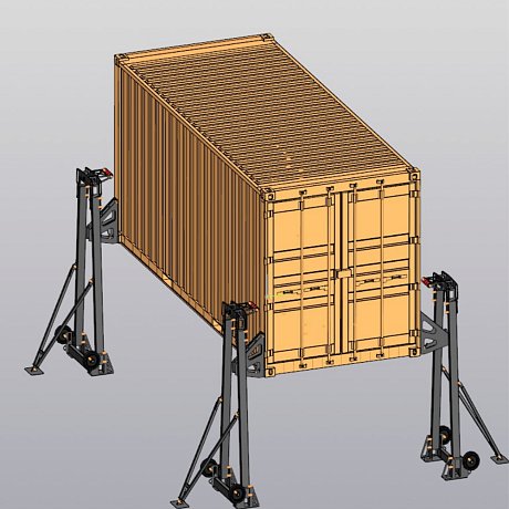 Мобильная система подъёма контейнеров МСП-20  картинка